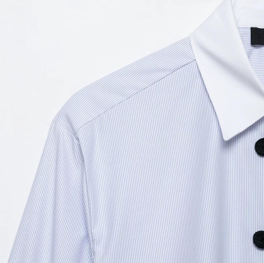 ZARA Summer Commute Style Contrast Color Shirt Moisture Wicking
